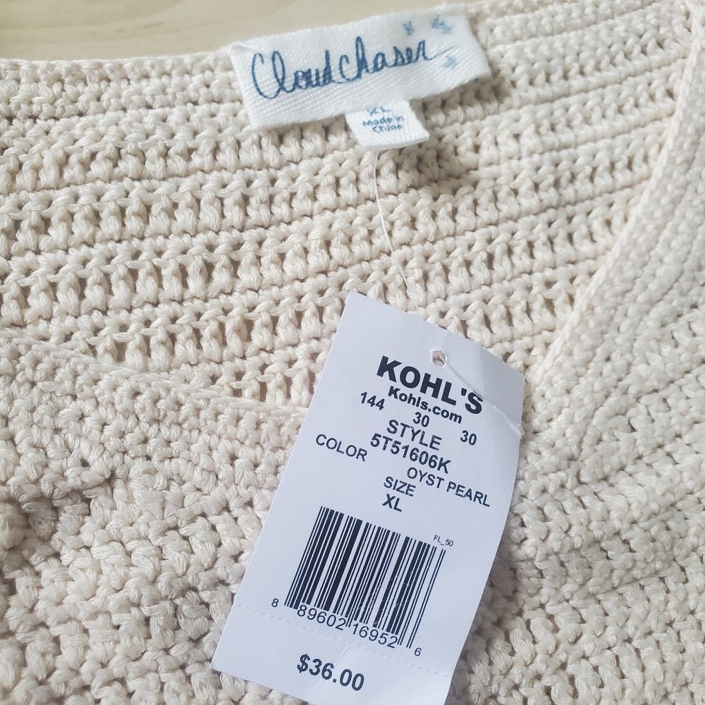 NWT Cloudchaser  Knit Top with Fringe - Picture 2 of 4